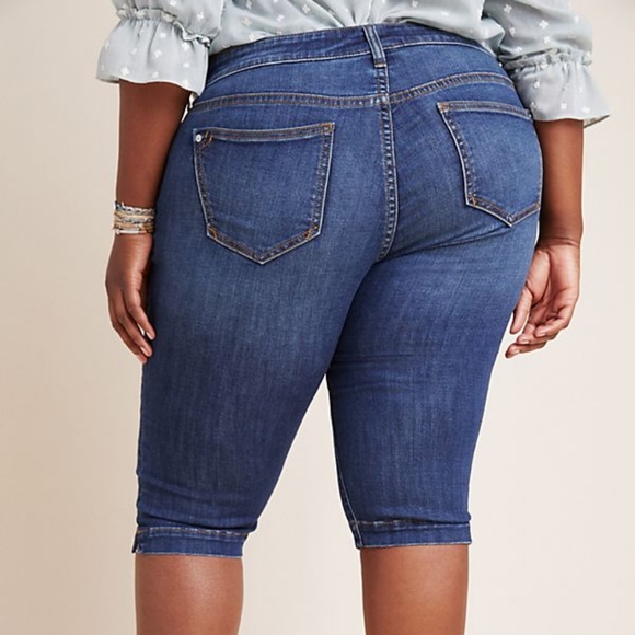 NWT Anthropologie Skinny Pedal Pusher Jeans - Picture 2 of 8